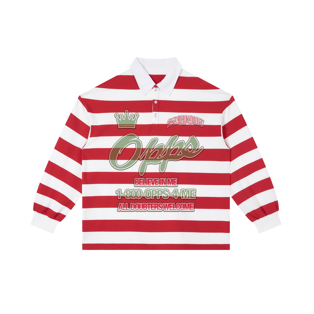 OPPS block stripe Polo Shirt