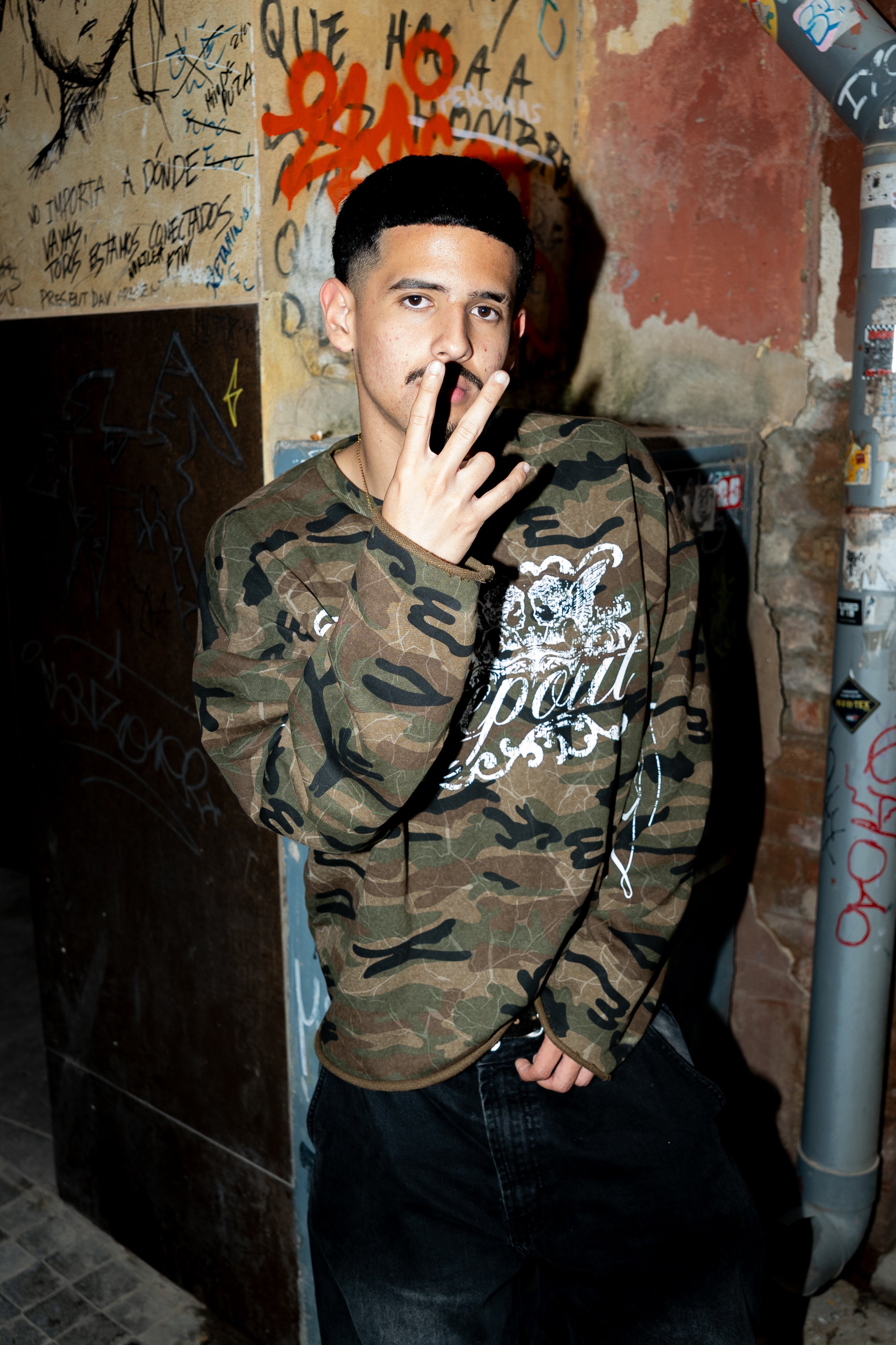 ⁠Stepout camo longsleeve