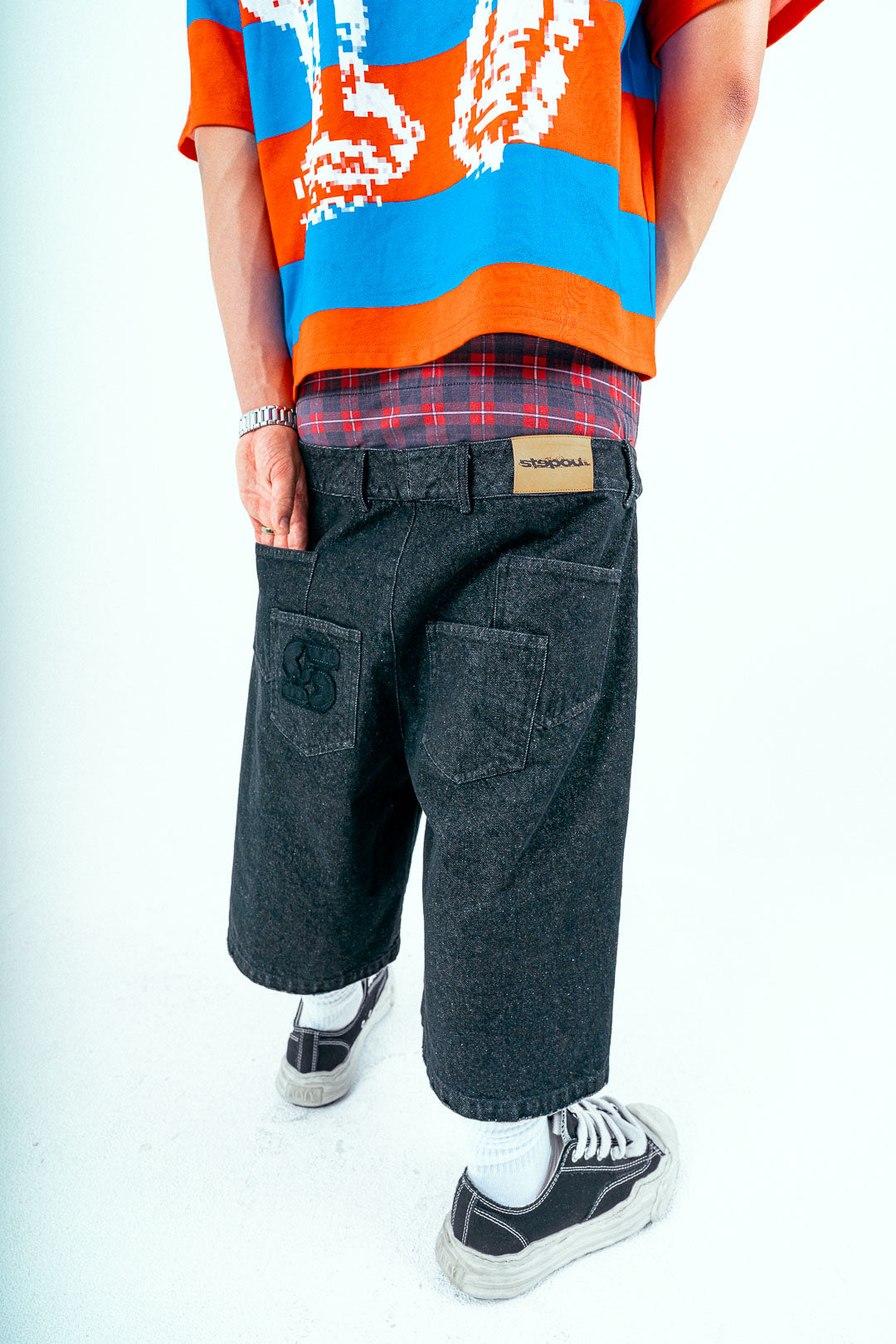 Stepout boxers attached jorts