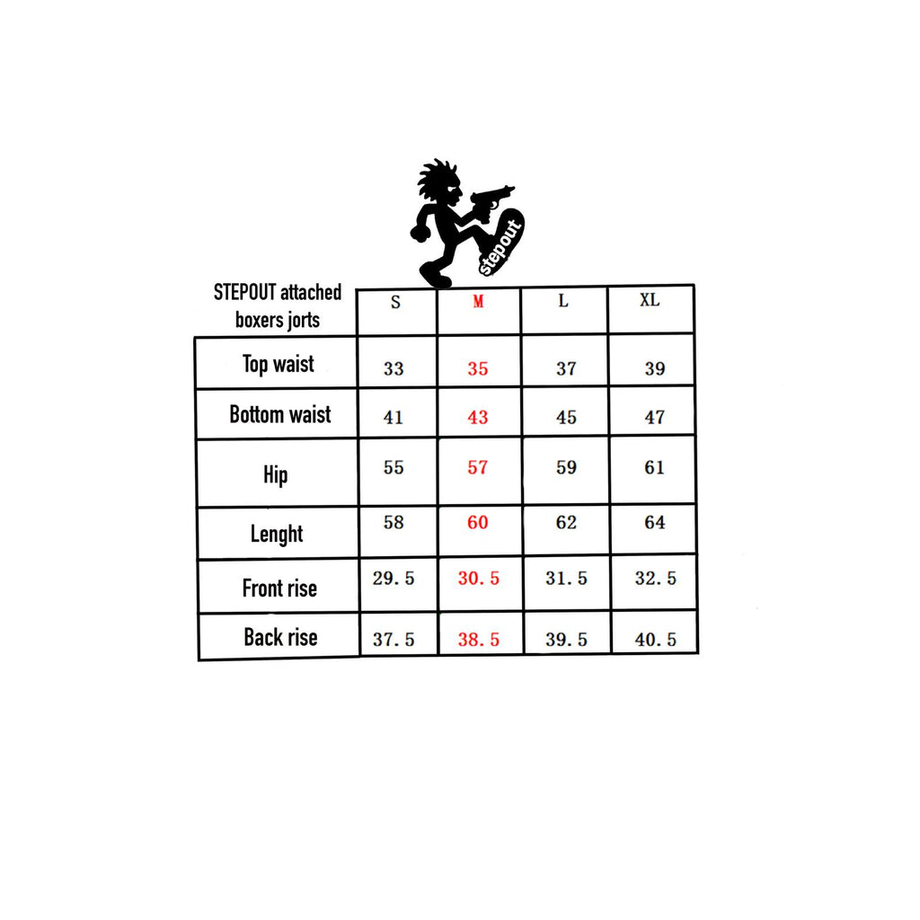 Stepout boxers attached jorts