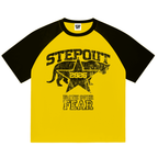 Yellow/black “Faith over fear” tee